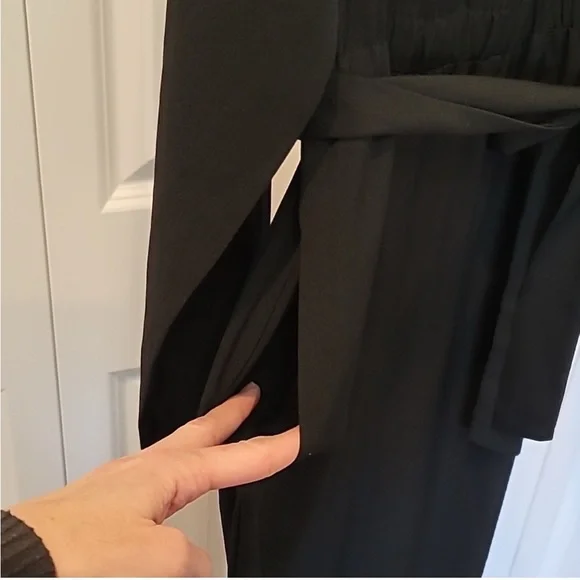 Who What When Wear Crew Neck Long Sleeve Modest Jumpsuit Sz Small - Picture 7 of 12